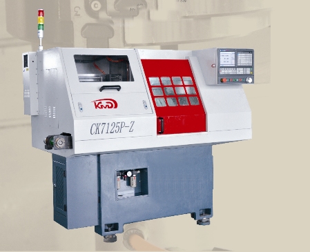 自動上下(xia)料斜導軌高精密(mi)數控車床